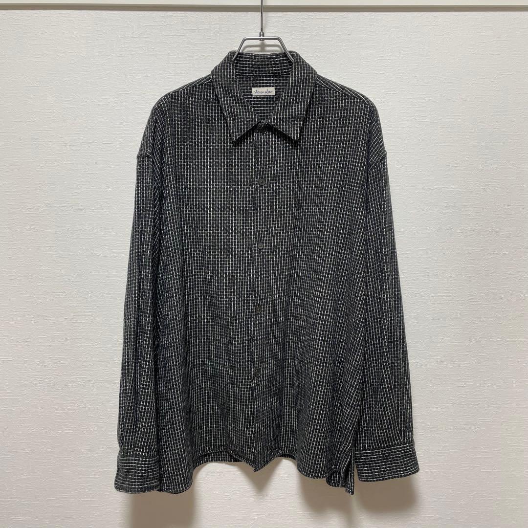 steven alan チェックオーバーサイズシャツ Sサイズ