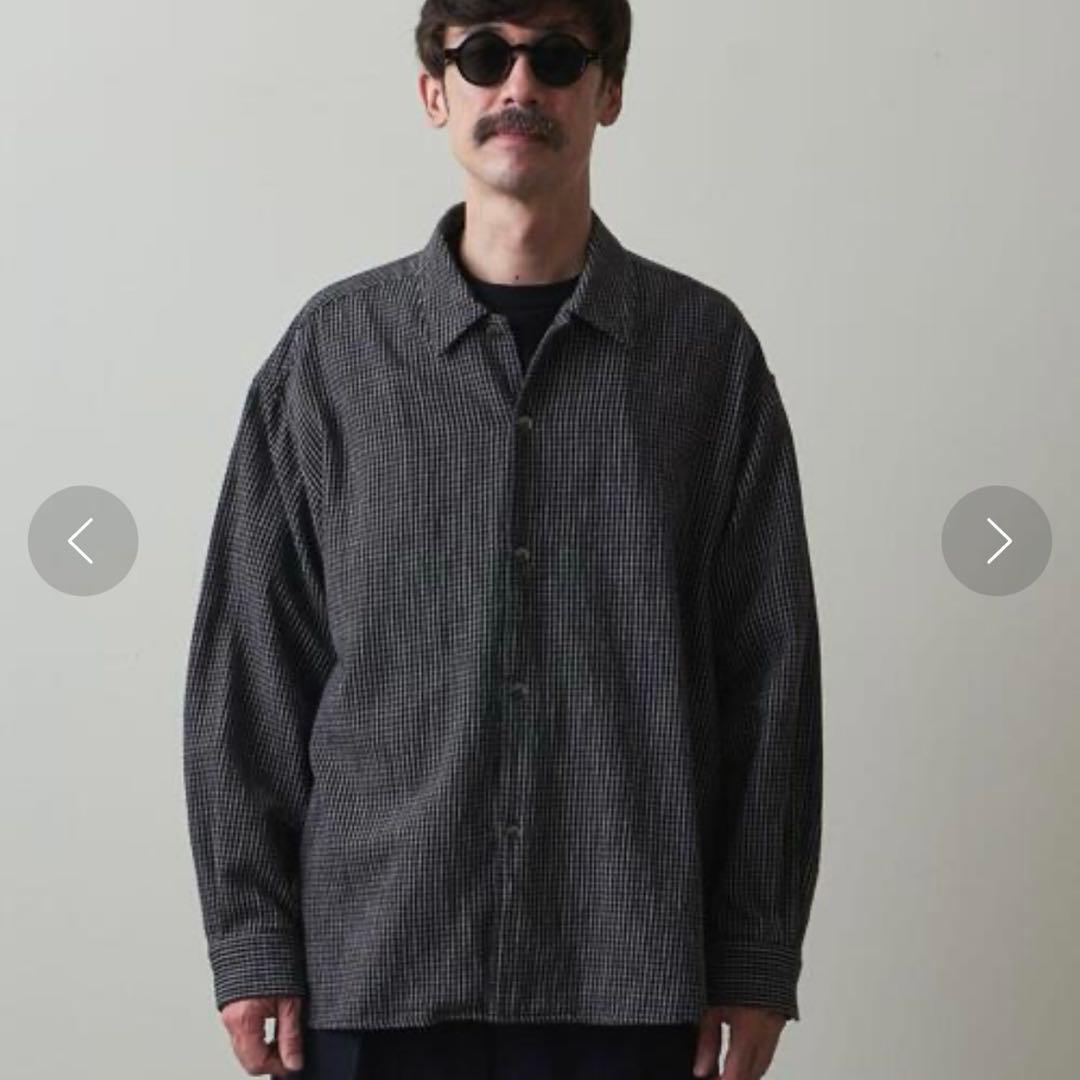 steven alan チェックオーバーサイズシャツ Sサイズ