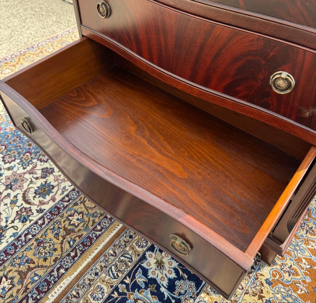 英国ヴィクトリアン マホガニーチェスト 4段