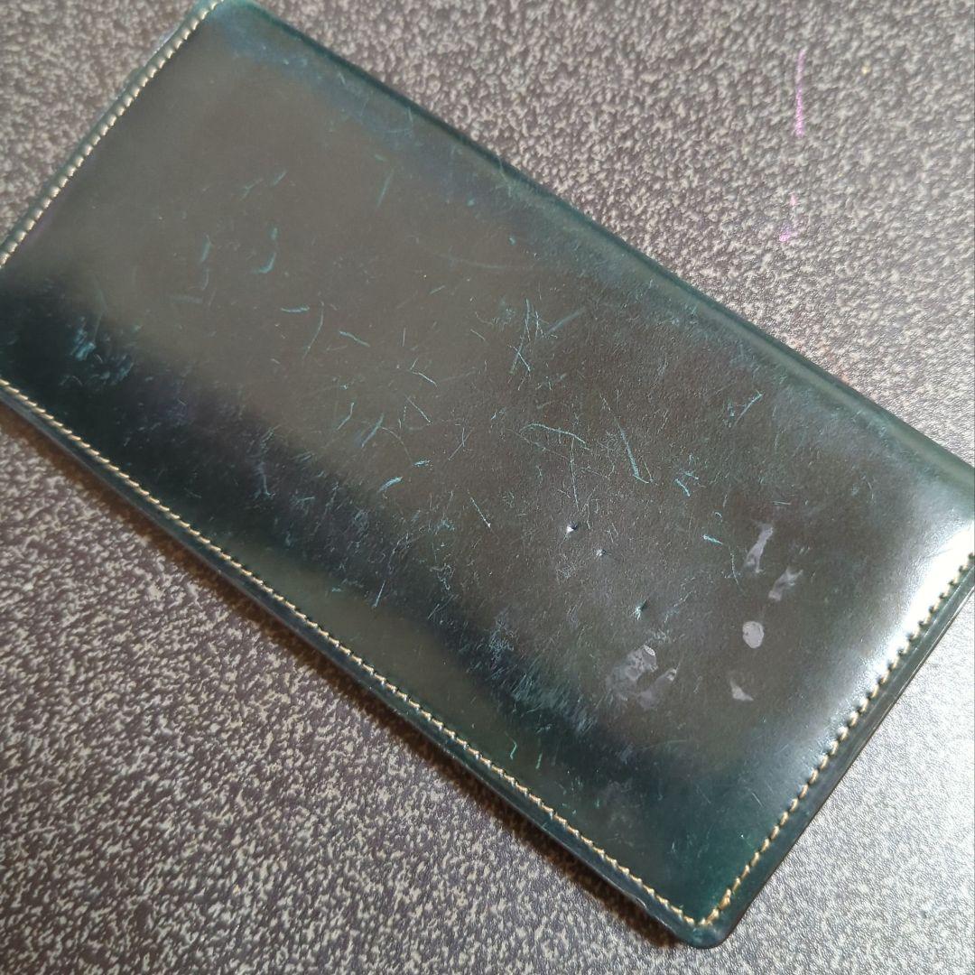 ココマイスター長財布　シェルコードバン