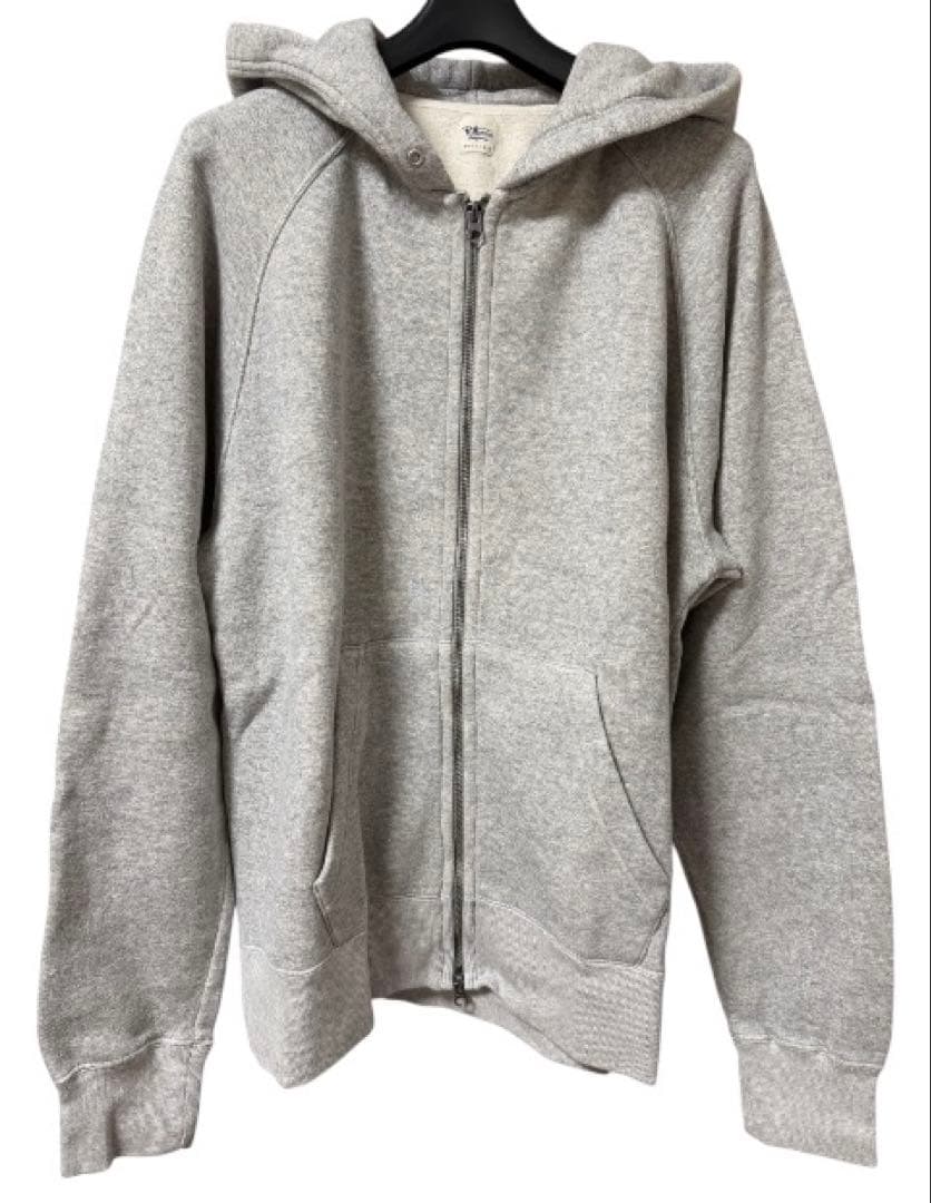 【新品】Ron Herman ロンハーマン ダブルジップ パーカー L グレー