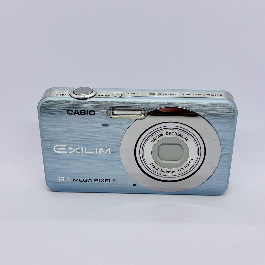 CASIO カシオ EXILIM EX-Z80 ブルーシルバー デジカメ