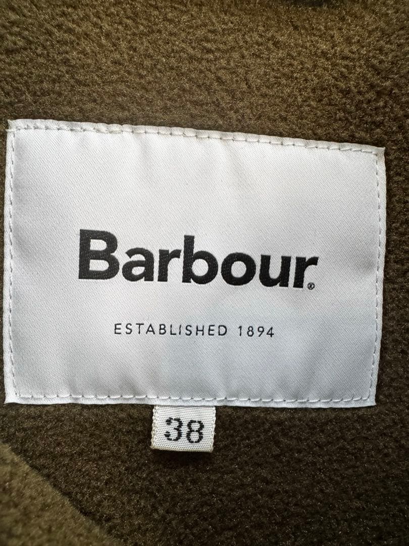 美品　Barbour バブアー別注 ビデイル ポーラテック ジャケット 38