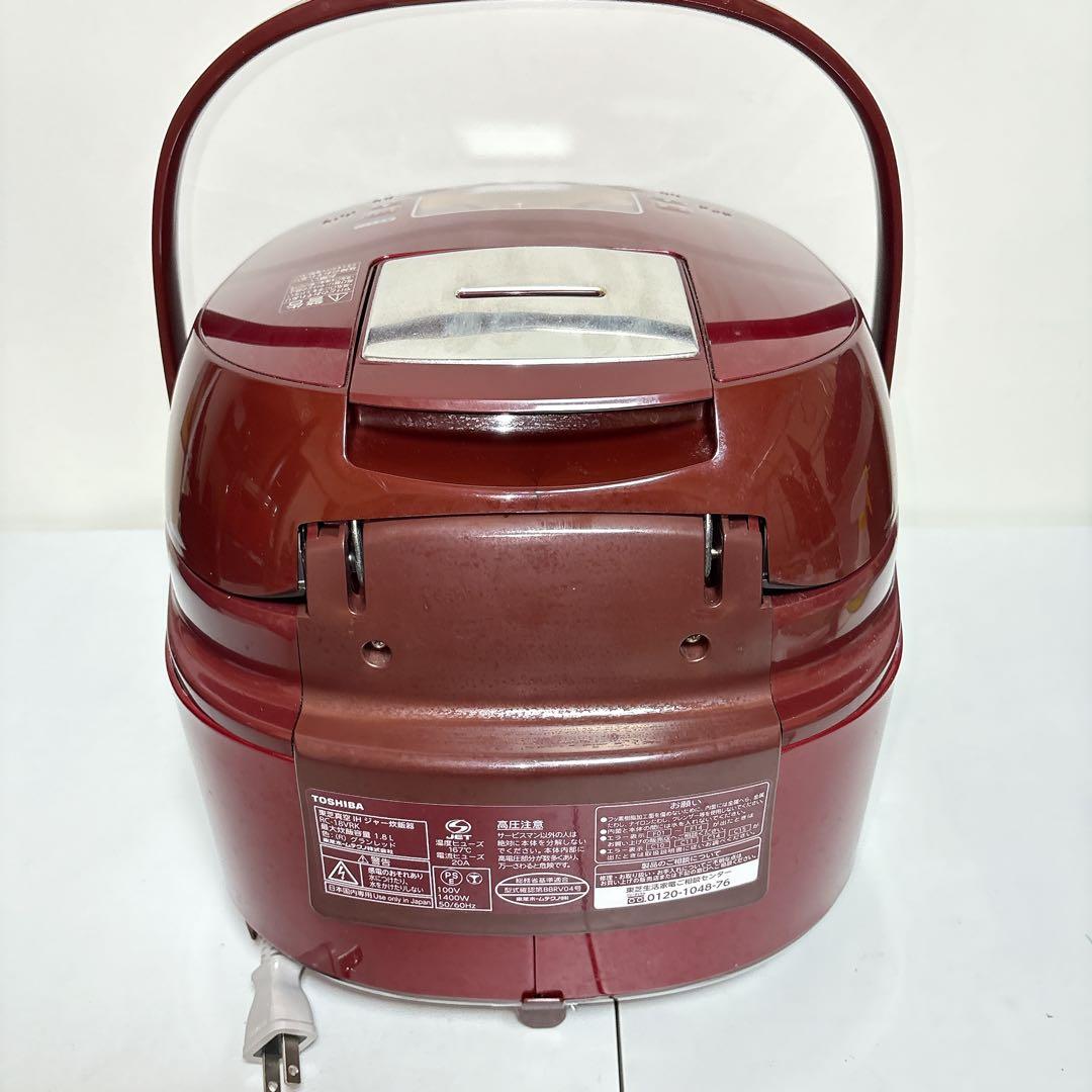 TOSHIBA 真空IH 炊飯器 RC-18VRK 10合 2016年製