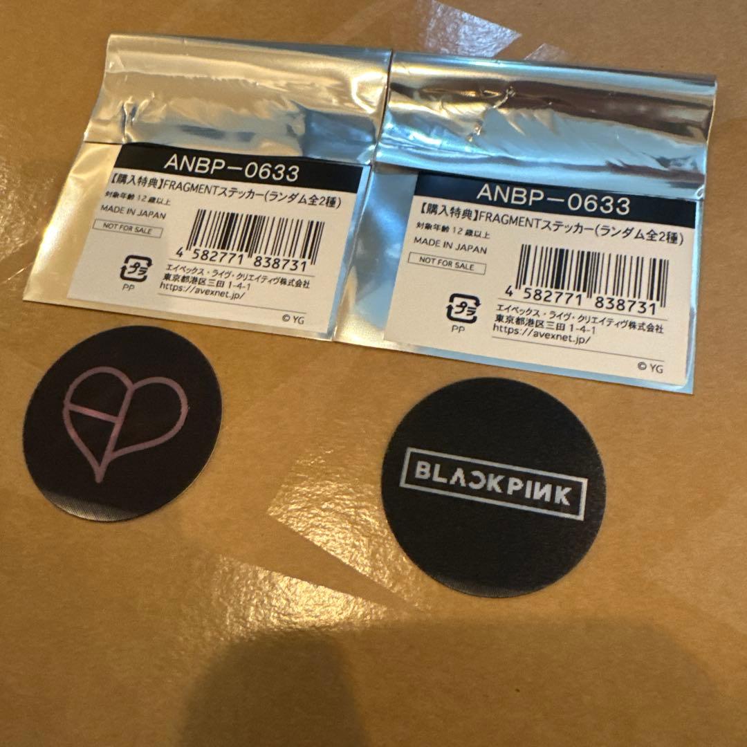 FRAGMENT BLACKPINK ステッカー　藤原ヒロシ