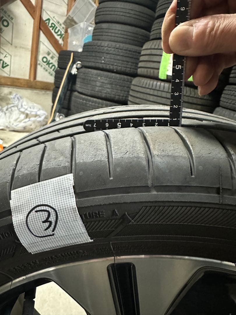 日産 17インチ ホイールセット タイヤ付き　１２日までの特価