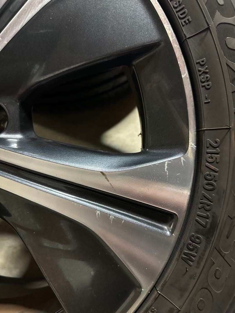 日産 17インチ ホイールセット タイヤ付き　１２日までの特価