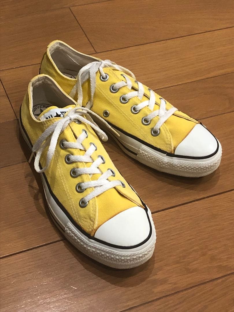 コーディー 90sコンバース オールスターLOW イエロー USA製