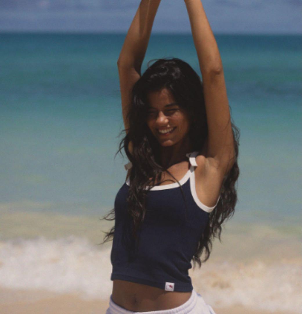 Sanrio x ALEXIA STAM_キャミソール（ネイビー）