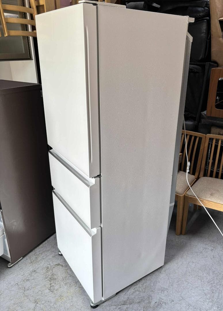 MITSUBISHI 3ドア冷蔵庫 フロントガラス330L MR-CG33E-W