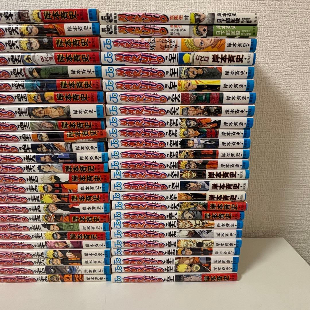 NARUTO 全巻セット 1〜72巻外伝 小説疾風伝2冊