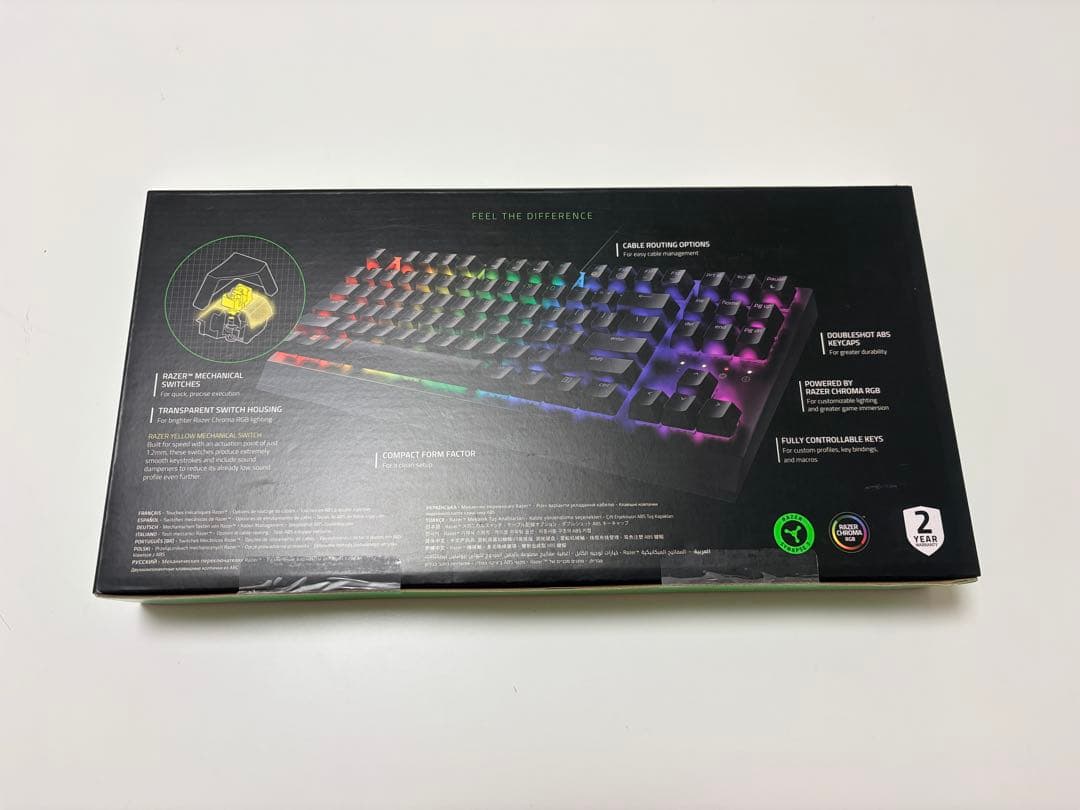 Razer ゲーミングキーボード BlackWidow V3