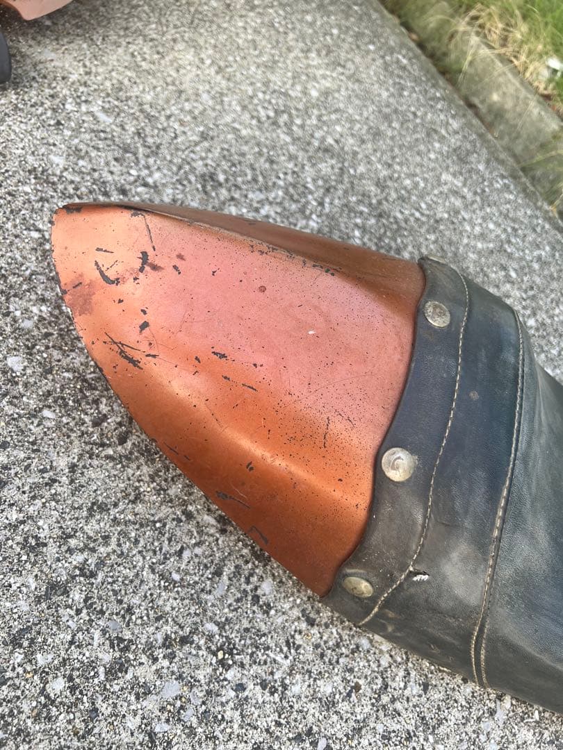 BATES レーシングシート　本革　当時物