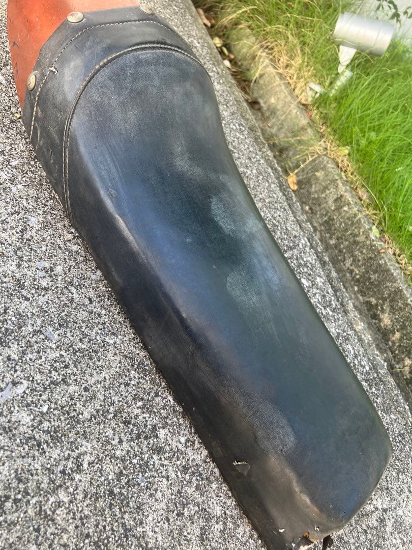 BATES レーシングシート　本革　当時物