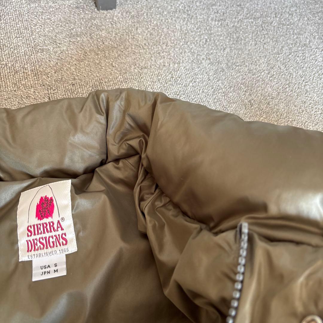 SIERRA DESIGNS ダウンジャケット オリーブ ボーイズマーケット M