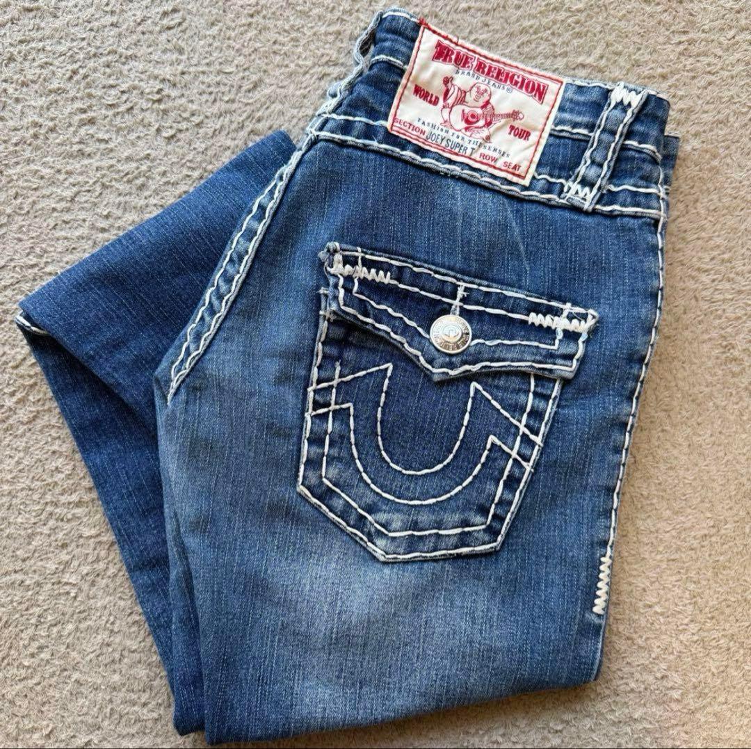 TRUE RELIGION JOEY SUPER T 極太ステッチ W28
