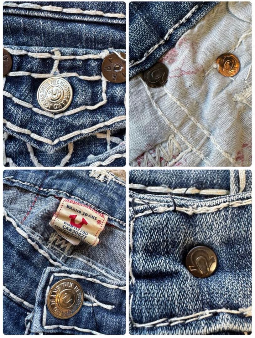 TRUE RELIGION JOEY SUPER T 極太ステッチ W28