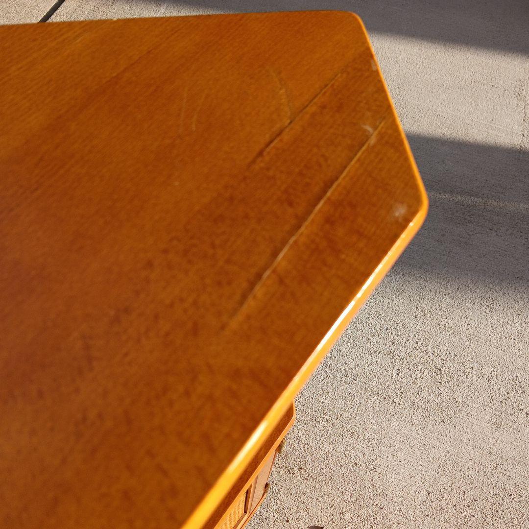 こ*う様 コーナー型木製テーブル 扉付き収納