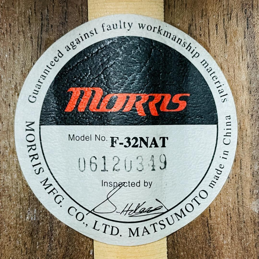 美品 Morris F-32NATアコースティックギター 000タイプ【整備品】