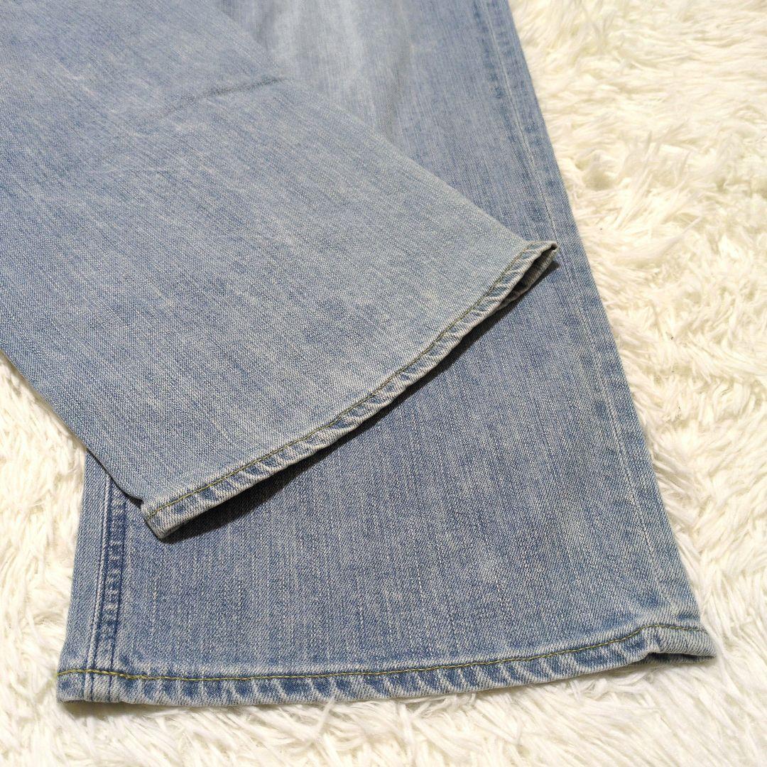 YANUK　JOAN　FVS　ワイドストレートデニム　フレア　27