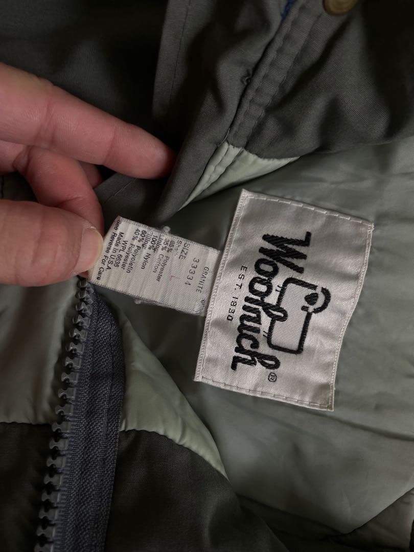 70s USA製 ウールリッチ WOOLRICH 中綿マウンテンジャケット L