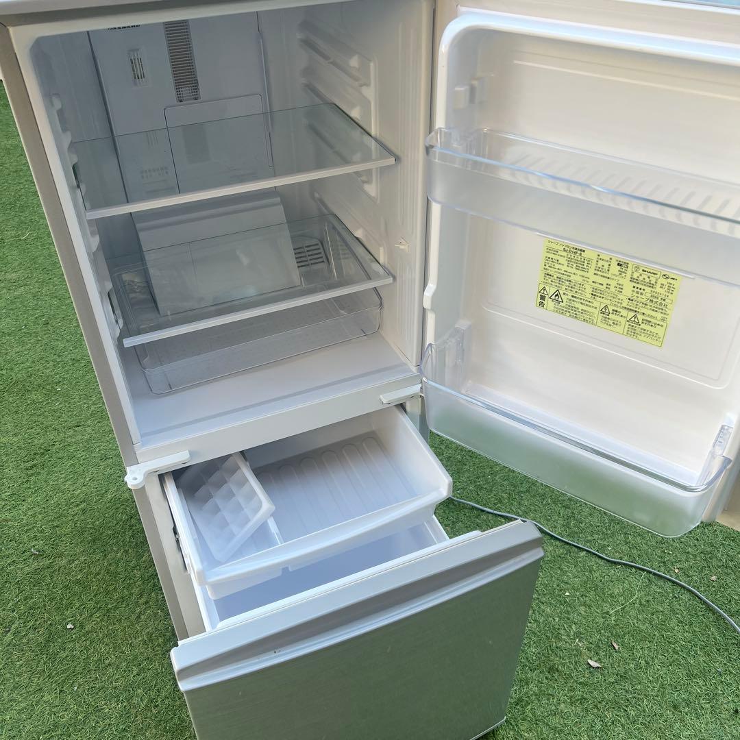 【横浜市内】2020年製　シャープ 137L 2ドア冷蔵庫 左右付け替え可能ドア