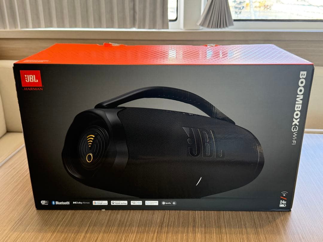 【新品 開梱】JBL Boombox3 Wi-Fi Bluetoothスピーカー