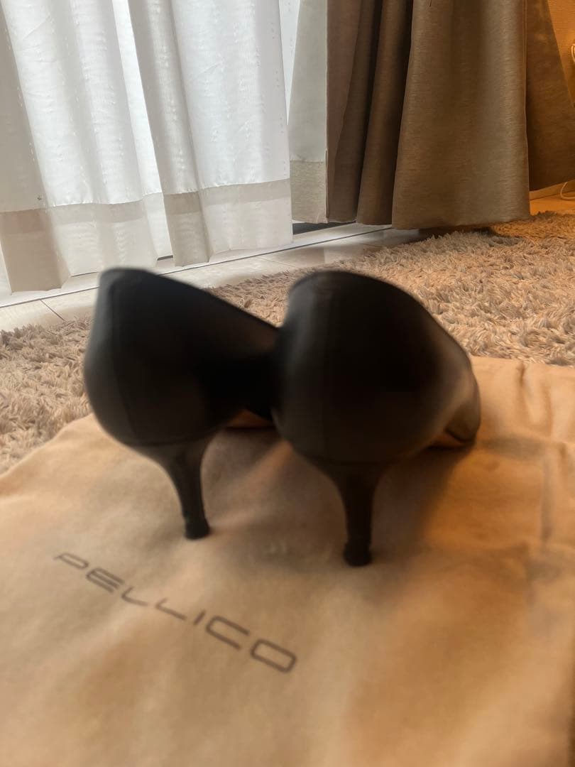 ペリーコ　24.5㎝　6㎝ヒール　黒パンプス