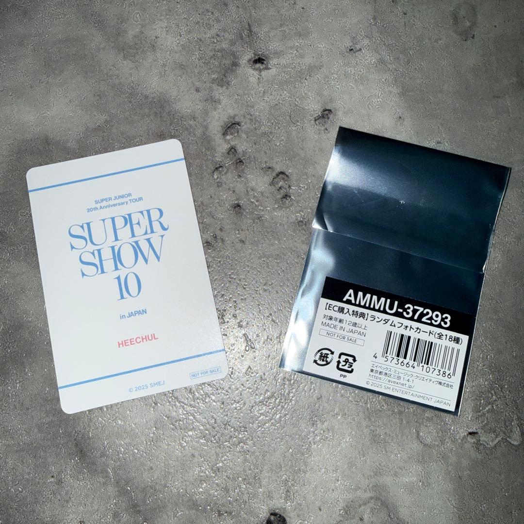 SUPER JUNIOR SS10 mu-mo 特典　トレカ　ヒチョル