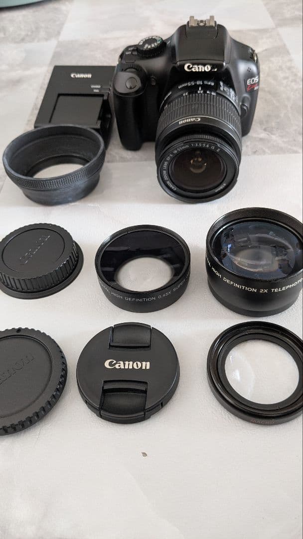 eos x50 Canon EF-S 18-55mm レンズ マクロ機能付き