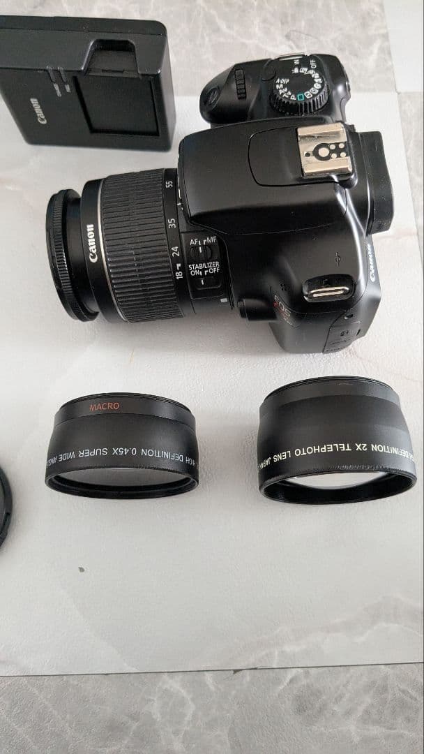 eos x50 Canon EF-S 18-55mm レンズ マクロ機能付き