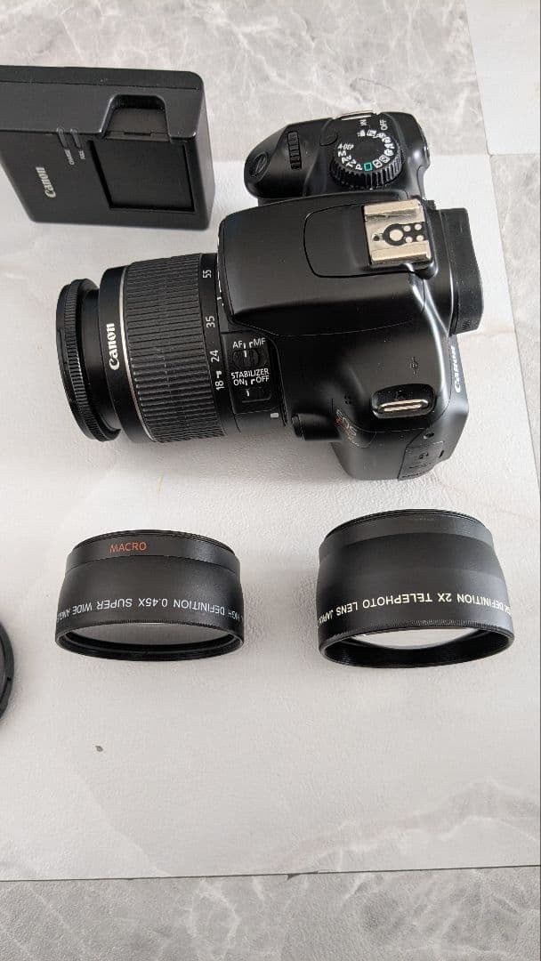 eos x50 Canon EF-S 18-55mm レンズ マクロ機能付き