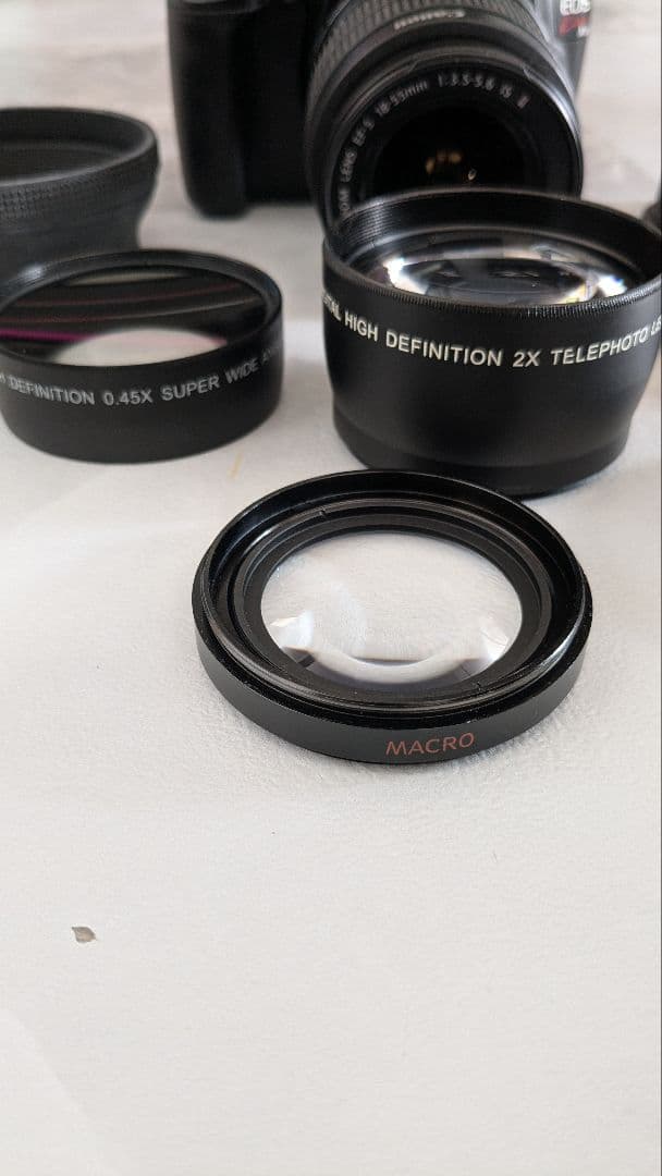 eos x50 Canon EF-S 18-55mm レンズ マクロ機能付き