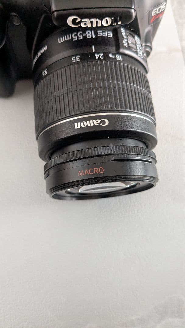 eos x50 Canon EF-S 18-55mm レンズ マクロ機能付き