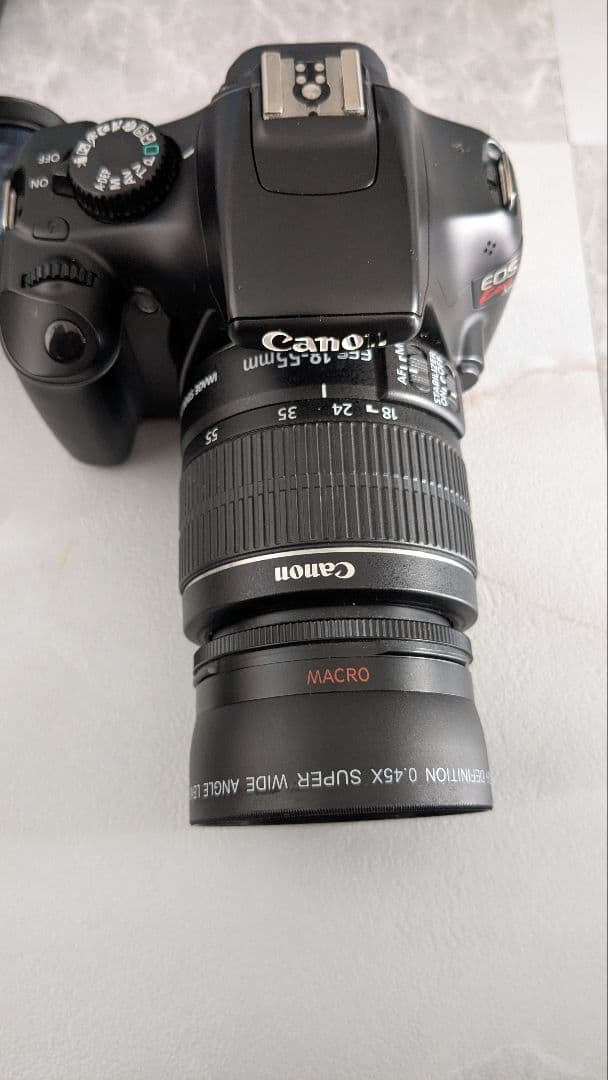 eos x50 Canon EF-S 18-55mm レンズ マクロ機能付き