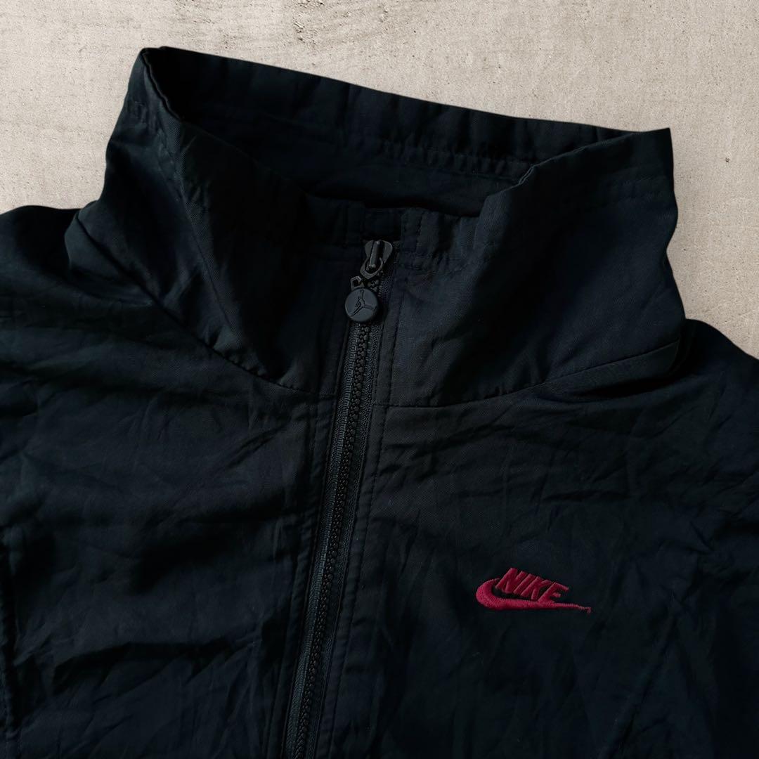 激レア90sNIKE AIR JORDANナイロンジャケットキルティング刺繍ロゴ