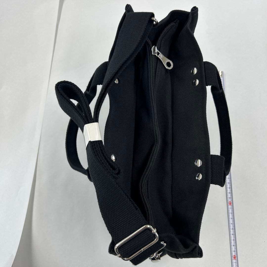 24KARATS ブラック トートバッグ キャンバス ショルダー付き