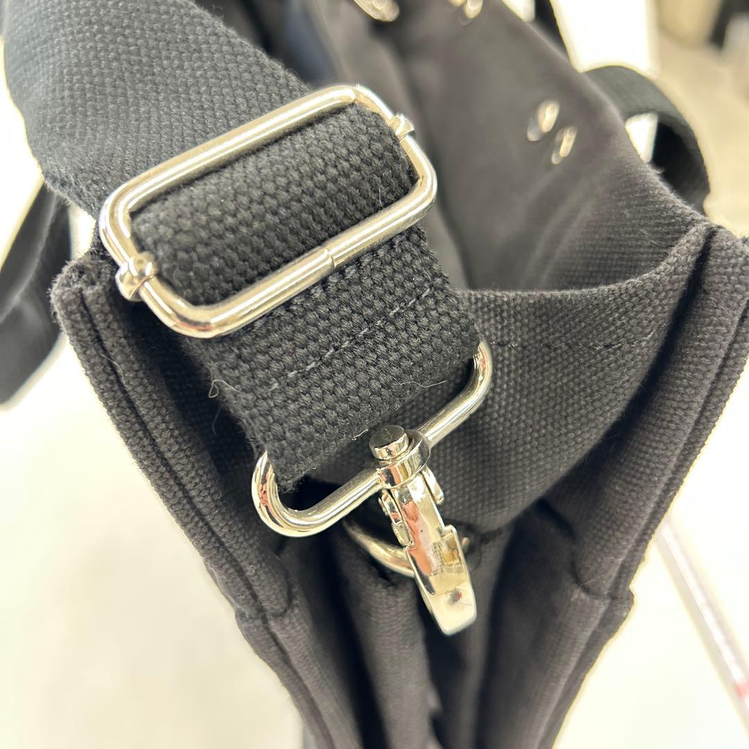 24KARATS ブラック トートバッグ キャンバス ショルダー付き