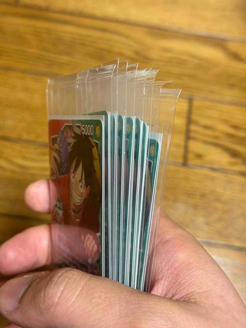 一番くじ ワンピースカード ルフィ プロモカード 新品 未開封 8枚セット