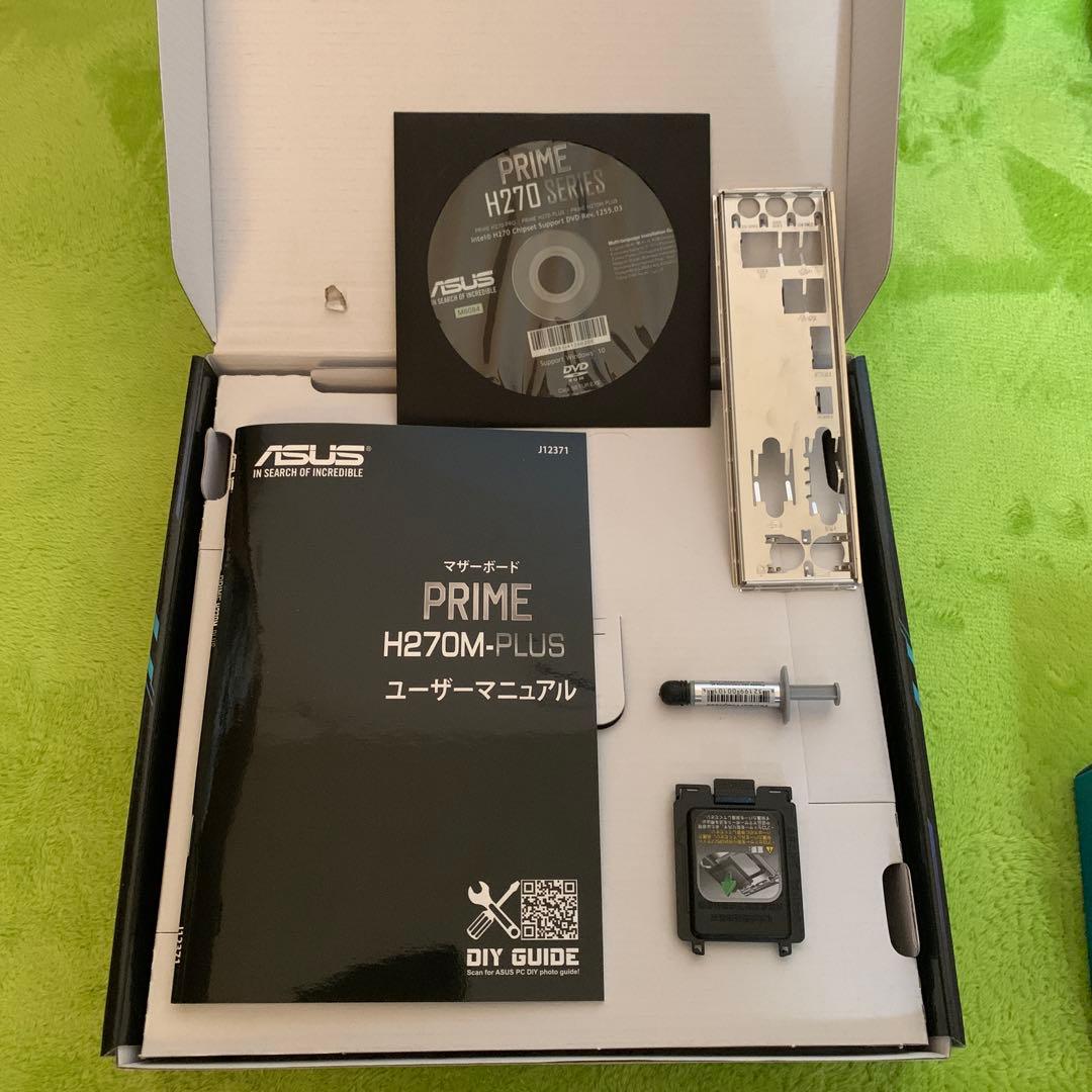 ASUS H270M-PLUS i7 7700 16gbメモリ