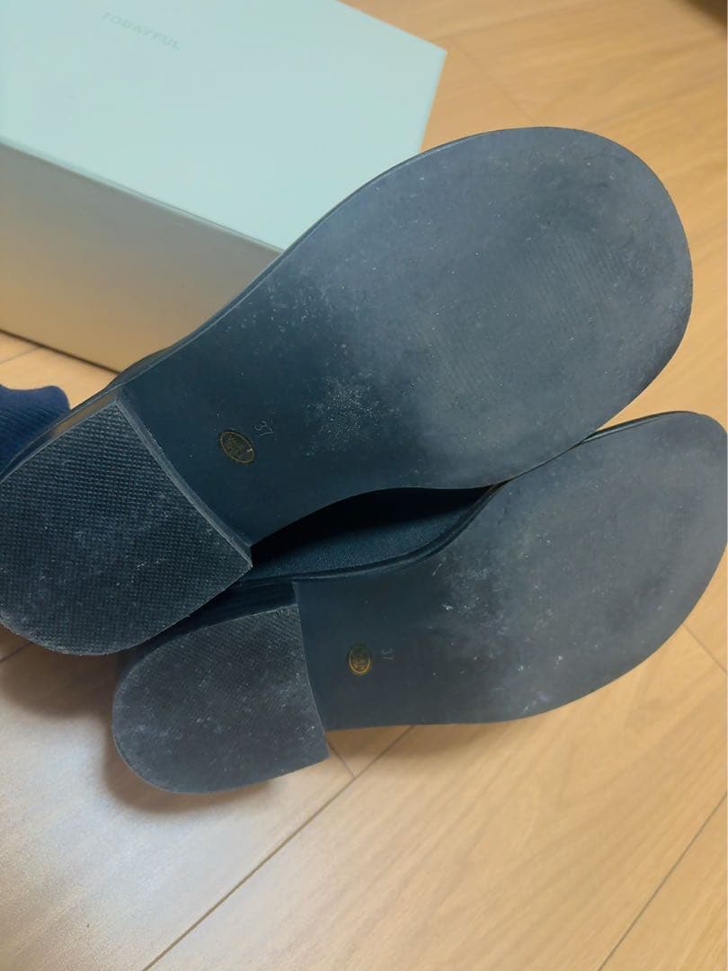 靴 TODAYFUL Slide Leather Shoes 37