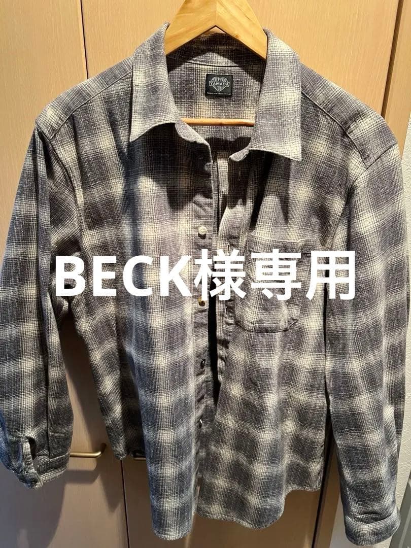 tattoo studio yamada 長袖ネルシャツ