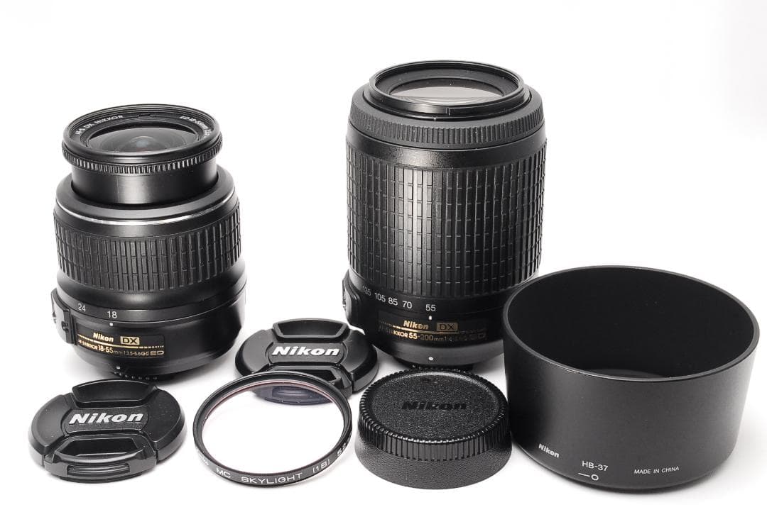 スマホ転送OK♥希少なグレー♥ダブルズーム♥ Nikon D5300