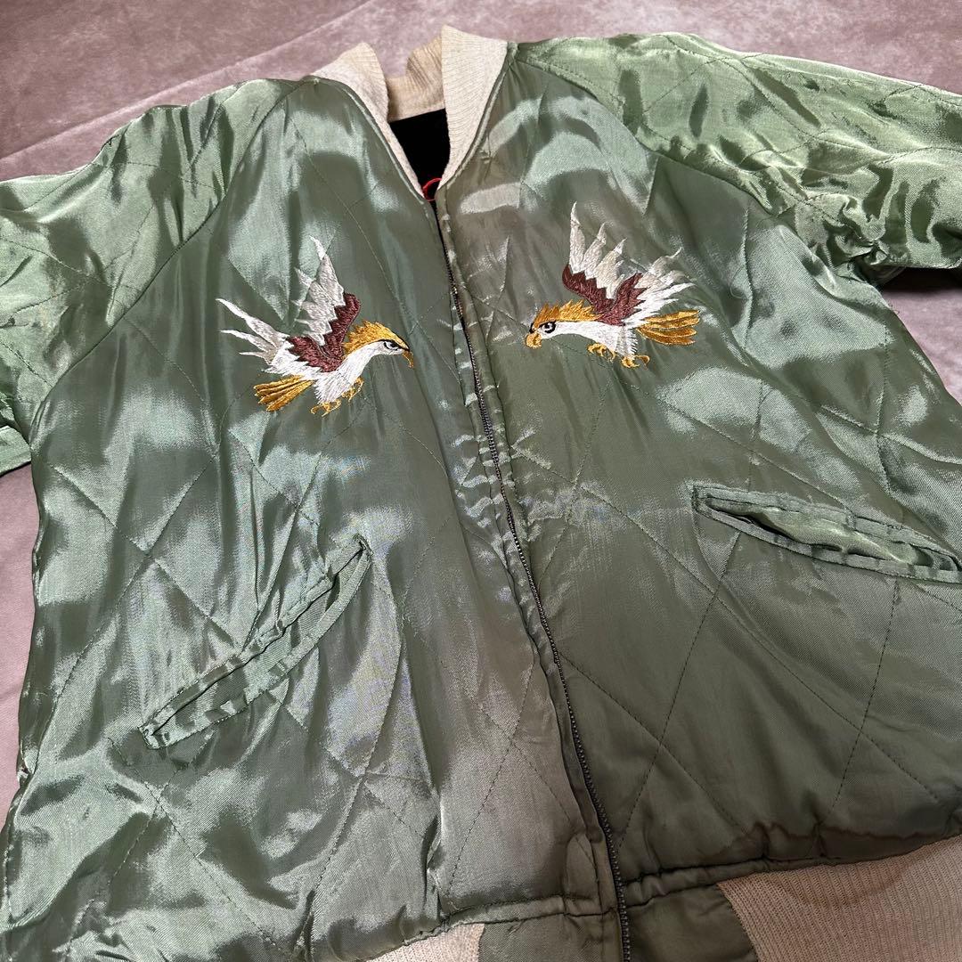 50s 別珍 speed zip 虎 鷹 龍 スーベニア スカジャン