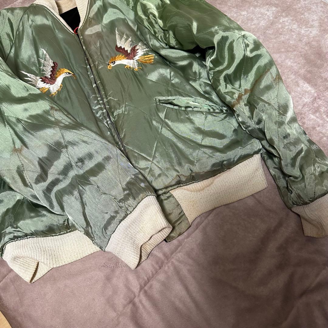 50s 別珍 speed zip 虎 鷹 龍 スーベニア スカジャン