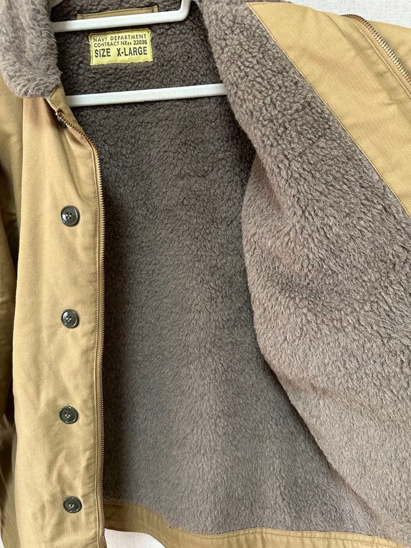 【XL】バズリクソンズ N-1 デッキジャケット ミリタリージャケット