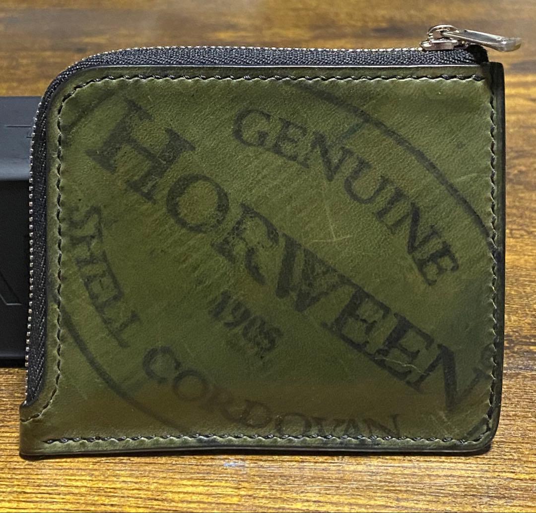 小物 HORWEEN Shell Cordovan LZip Wallet