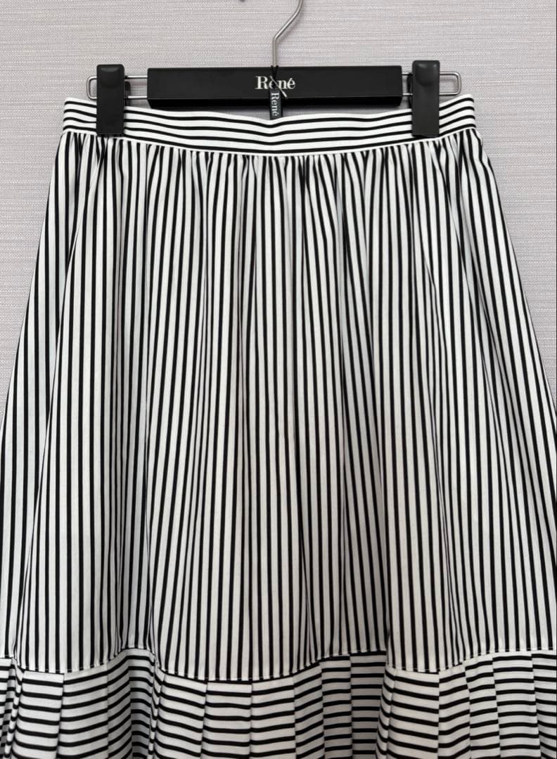 【美品】Rene ルネ　ストライプスカート　5424200