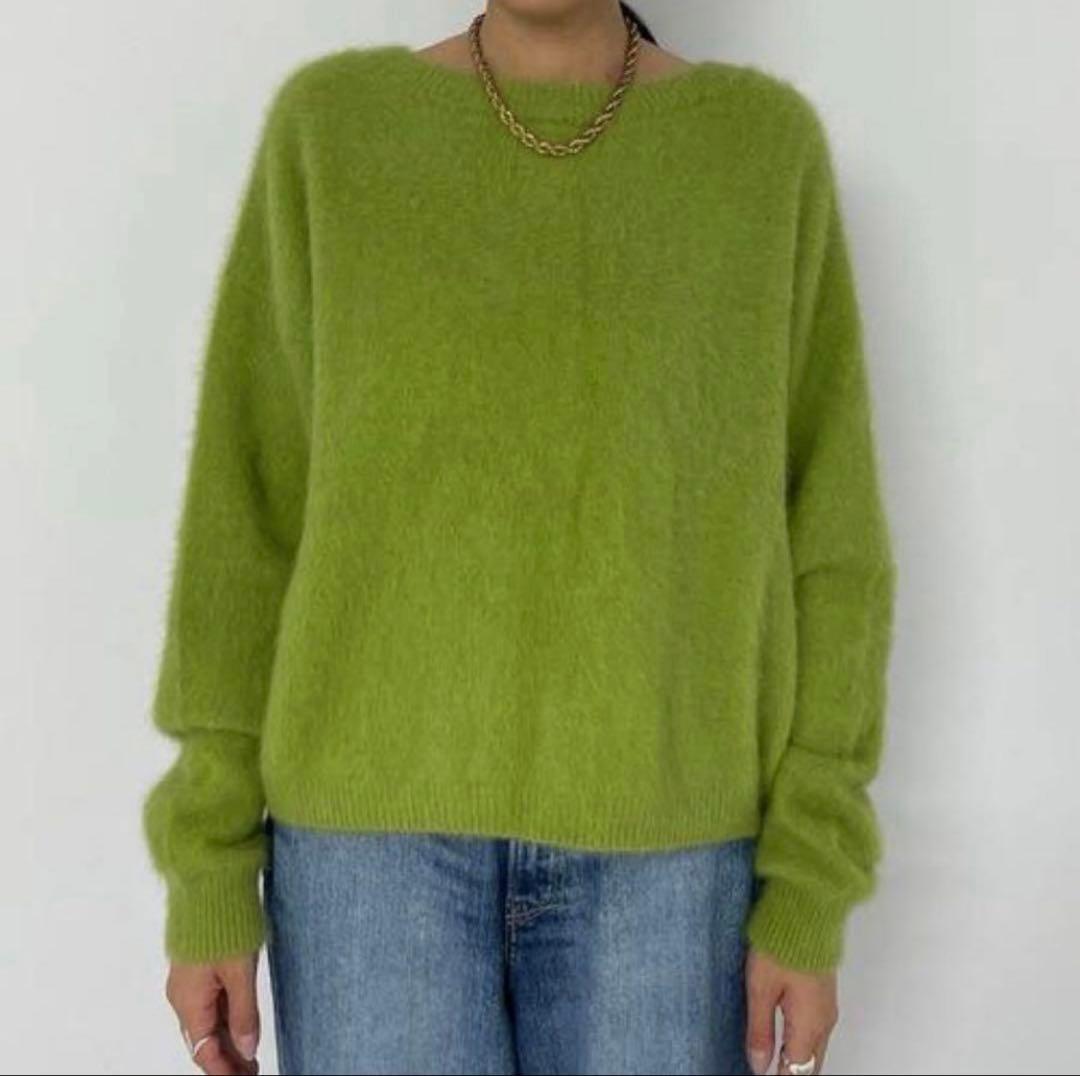 loungedress FURカシミヤ2WAYニット