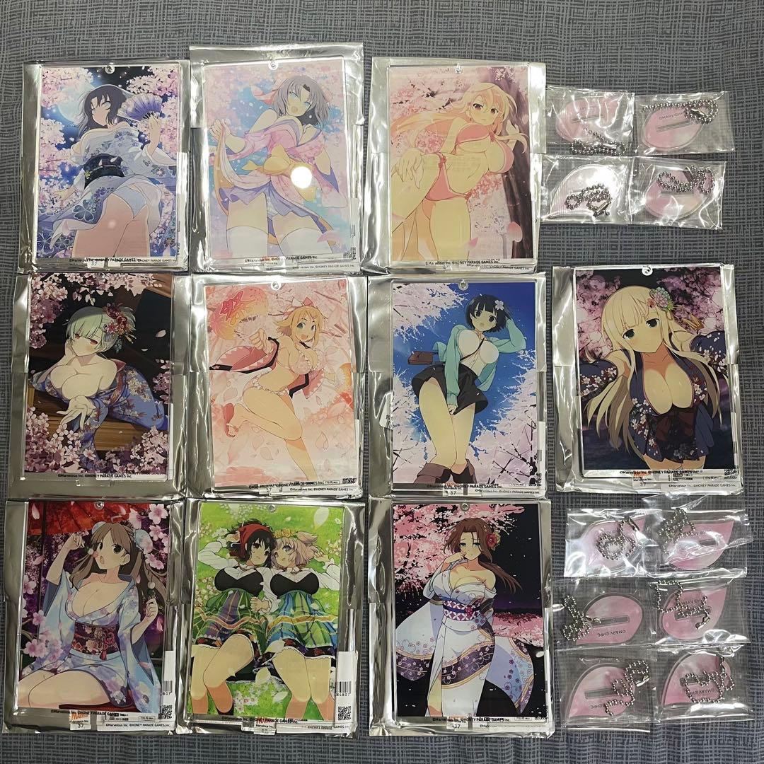 閃乱カグラ　ブラインド　ランダム　アクリルスタンド　 セット